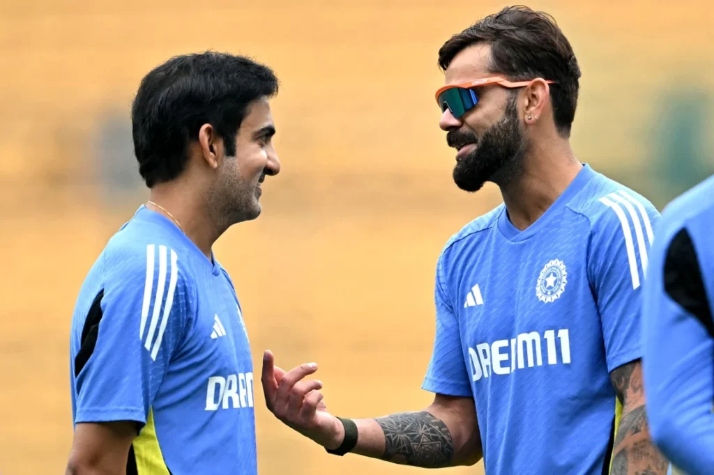 Virat Kohli and Gautam Gambhir