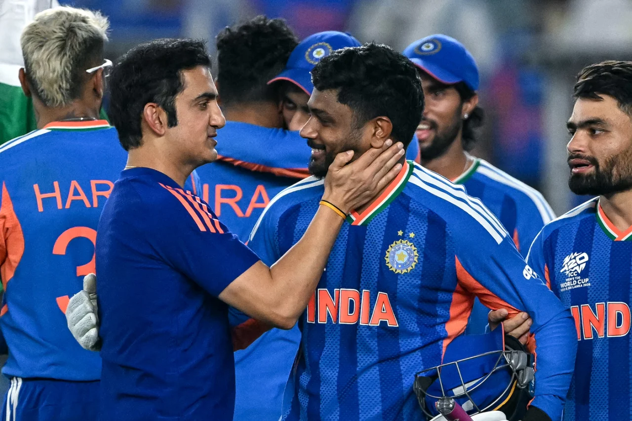 Sanju Samson and Gautam Gambhir