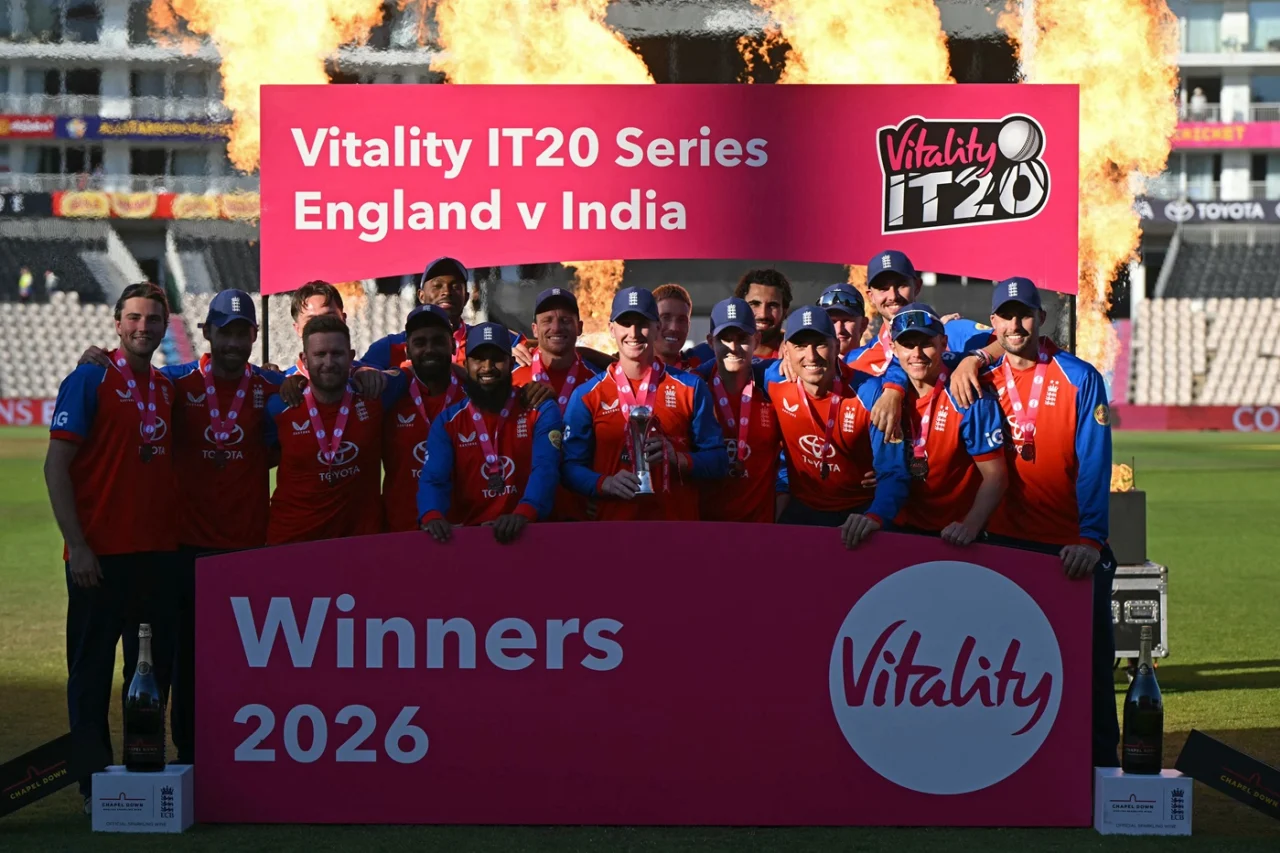 England register a series win