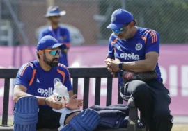Sitanshu Kotak and Rohit Sharma