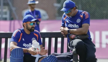 Sitanshu Kotak and Rohit Sharma