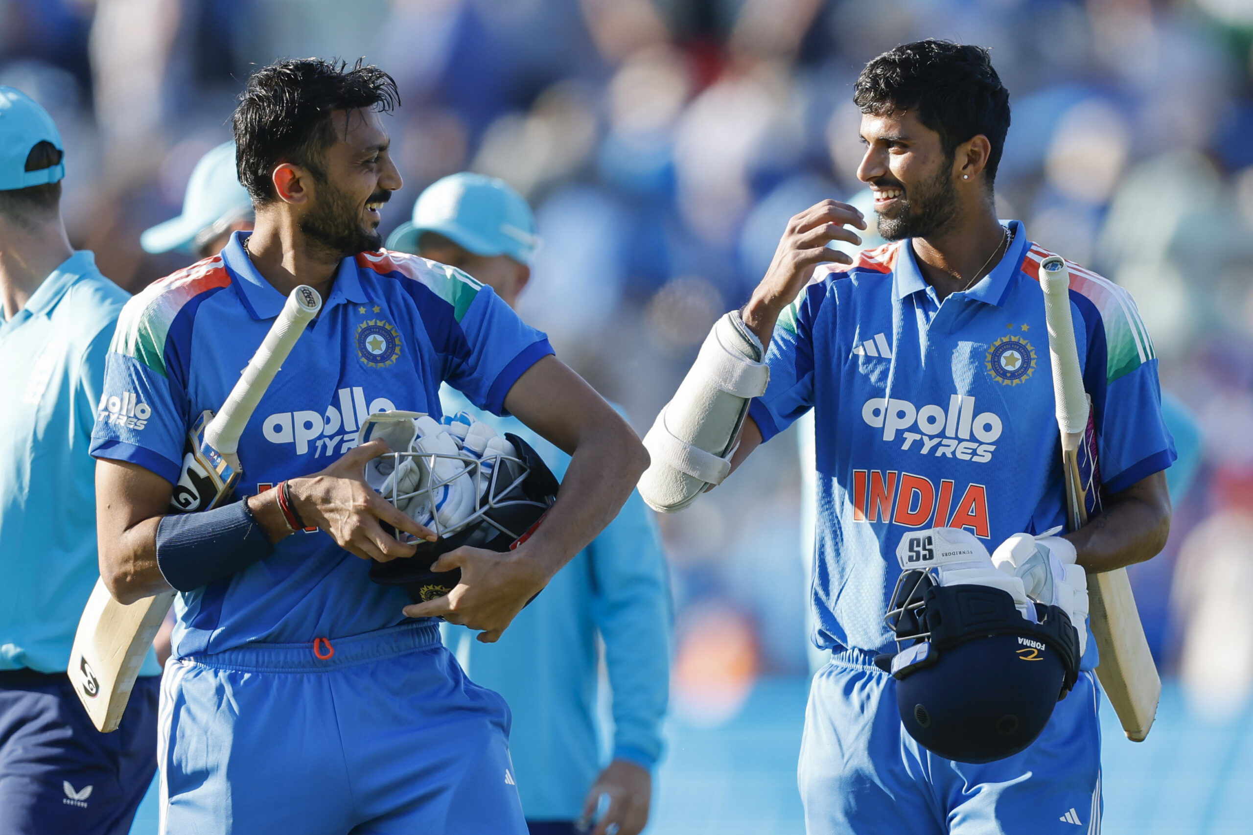 Washington Sundar and Axar Patel 