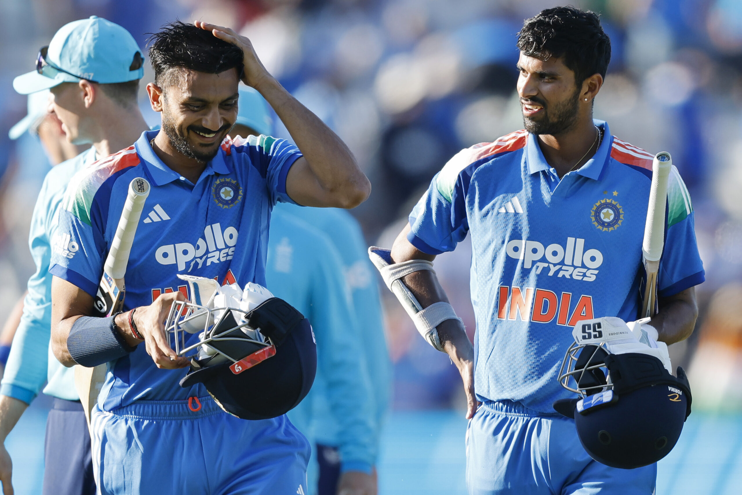 Washington Sundar and Axar Patel 