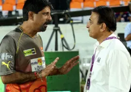 Kris Srikkanth and Sunil Gavaskar