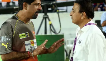 Kris Srikkanth and Sunil Gavaskar