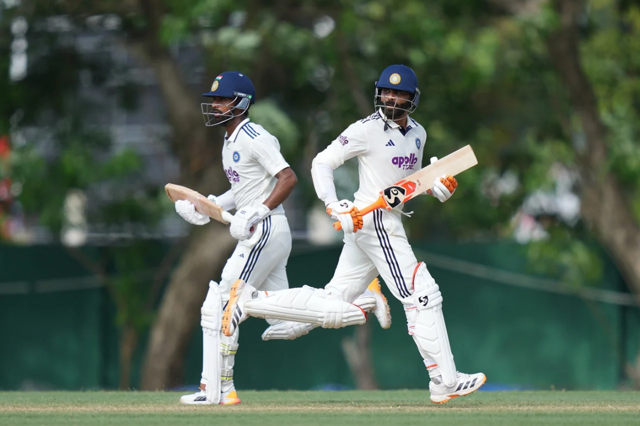 Manav Suthar and Ravindra Jadeja
