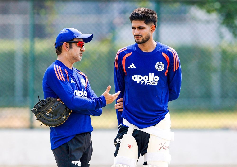 Shubman Gill and Gautam Gambhir