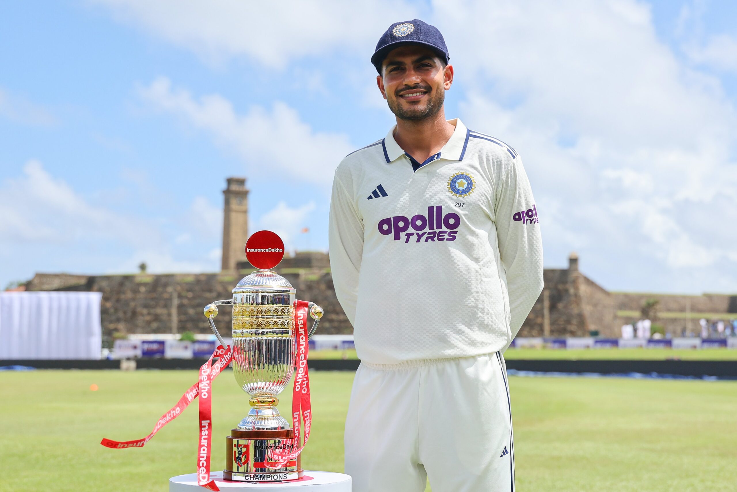 Shubman Gill with the trophy