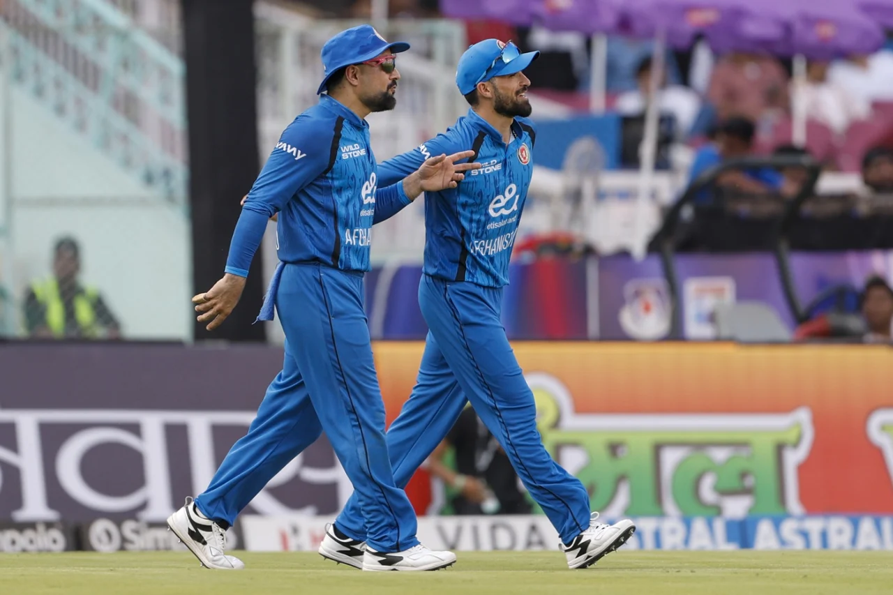 Rashid Khan and Ibrahim Zadran