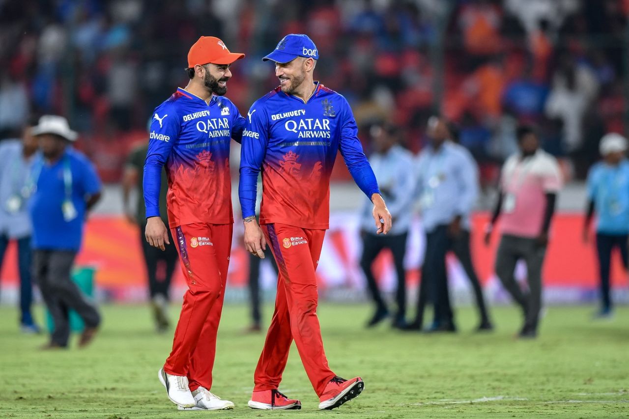 Faf du Plessis and Virat Kohli
