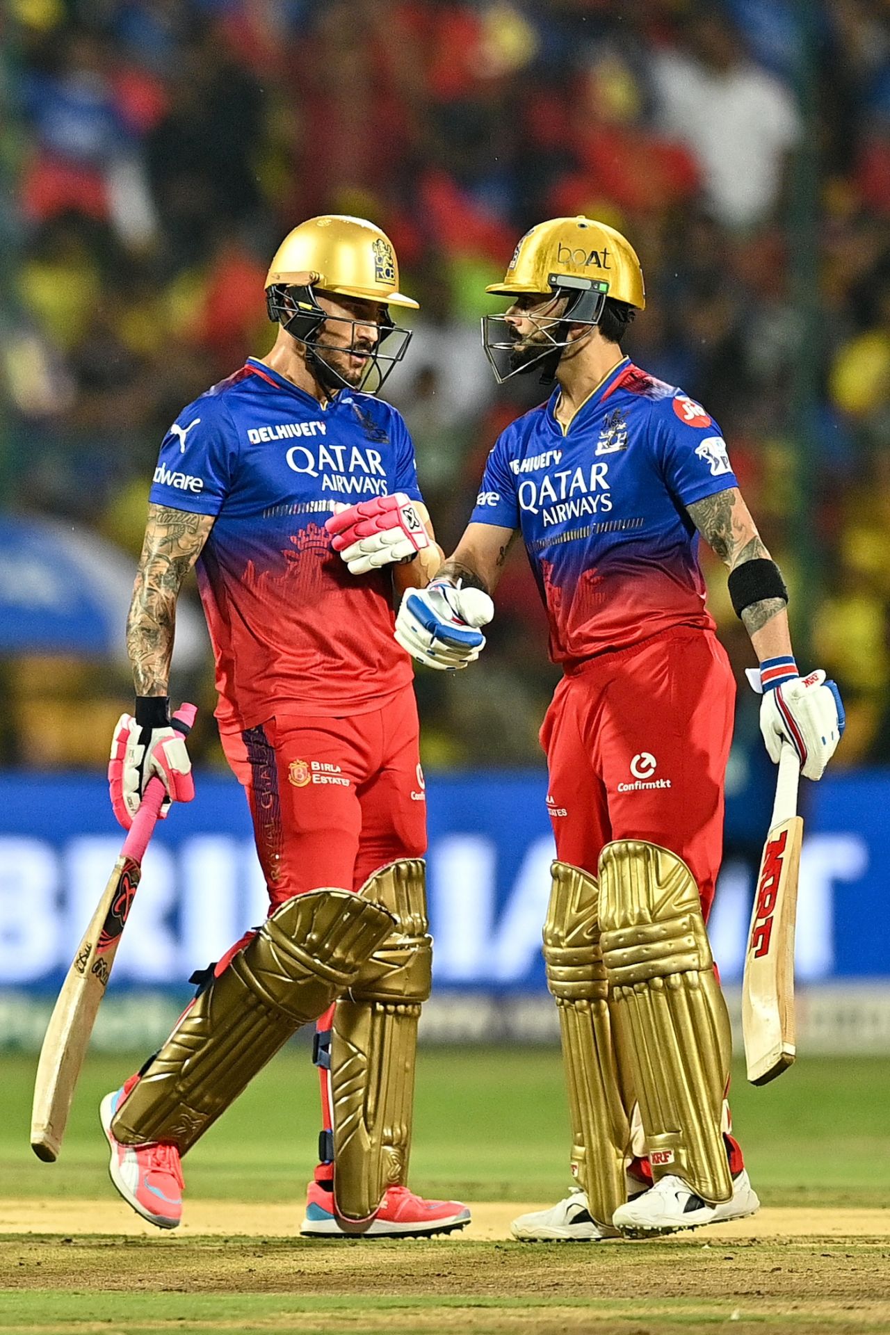 Faf du Plessis and Virat Kohli