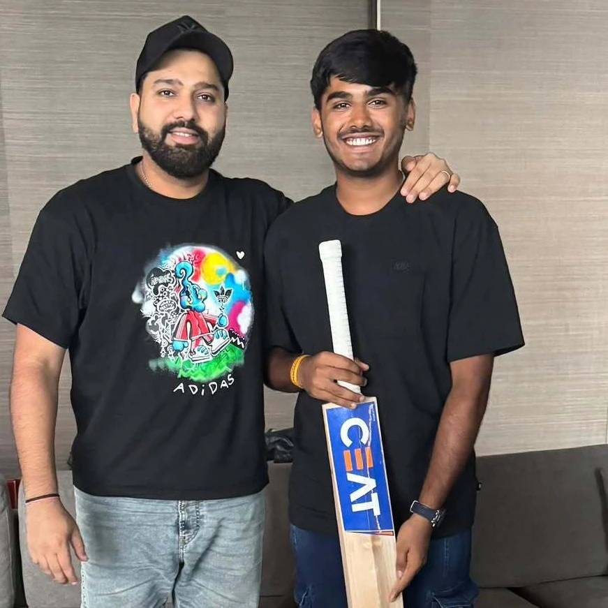 Ayush Mhatre and Rohit Sharma