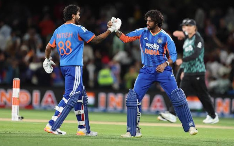 Tilak Varma and Nitish Reddy pulled off a heist for India against New Zealand